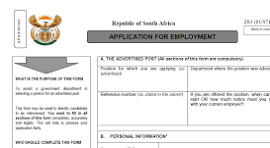 How to Fill the New Z83 Form
